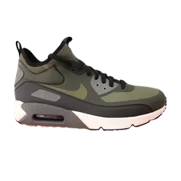 Кроссовки Nike Air Max 90 Ultra Mid Winter 'Sequoia', черный 924458 300 | black