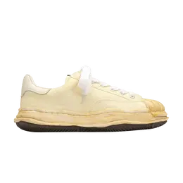Кроссовки Maison Mihara Yasuhiro Blakey OG Sole Overdyed Canvas Low White, кремовый a12fw719 wht | white