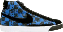 Кроссовки Nike Stussy x Neighborhood x Blazer High Premium TS 'Varsity Royal', синий 332286401 | blue