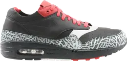Кроссовки Nike Air Max 1 NL Premium 'Elephant Print - Black Varsity Red', черный 313227001 | black