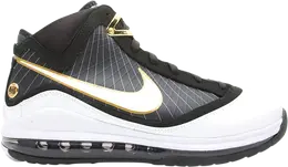 Кроссовки Nike Air Max LeBron 7 'Black White Gold', черный 375664011 | black