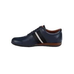 Мужские кроссовки Bally Frenz 6230484 Ink из перфорированной кожи, синий 7219840745532 | blue