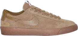 Кроссовки Nike Supreme x SB Blazer Low GT 'Golden Beige', коричневый 716890229 | brown