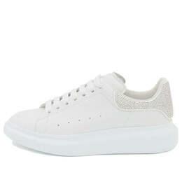 Кроссовки oversized crystal-embellished sneakers 'white' Alexander McQueen, белый 646967whz4y9071 | white
