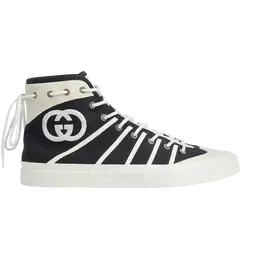 Кроссовки Gucci GG Tortuga High, черный 741893 fabju 1297 | black