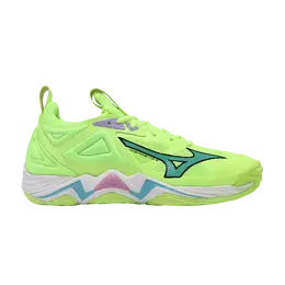 Mizuno Кроссовки Wave Momentum 3, цвет Neo Lime Splish Splash v1ga231286 | neo lime splish splash