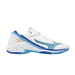 Mizuno Кроссовки Wave Claw 3 Wide, цвет White Pageant Blue 71ga244302 | white pageant blue