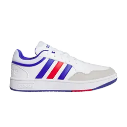 Adidas Кроссовки Hoops 3.0 Low, цвет White Blue Scarlet ih0335 | white blue scarlet