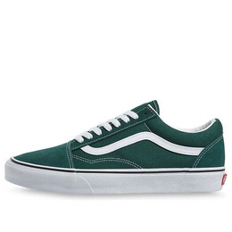 Кроссовки old skool dark green 'green white' Vans, зеленый vn0a4u3b2nc | green/white