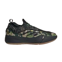 Adidas Кроссовки BAPE x Dame 9, цвет Black Green jh6358 | black green