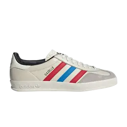 Adidas Кроссовки Gazelle Indoor, цвет Chalk Scarlet Blue ie9091 | chalk scarlet blue