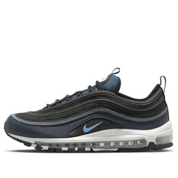 Кроссовки air max 97 'black dark obsidian' Nike, черный dq3955-001 | black/dark obsidian/pure platinum/university blue