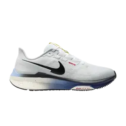 Nike Кроссовки Air Zoom Structure 25, цвет White Navy Speed Yellow hj9076 100 | white navy speed yellow