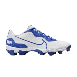 Nike Кроссовки Alpha Huarache 4 Keystone, цвет White Hyper Royal Splatter dj6524 105 | white hyper royal splatter