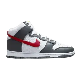 Nike Кроссовки Dunk High, цвет Embossed Hoops - Iron Grey Gym Red fd0668 001 | embossed hoops - iron grey gym red
