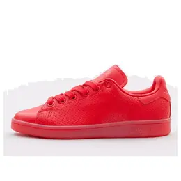Кроссовки оригиналы stan smith Adidas, алый s80248 | scarlet/scarlet/scarlet