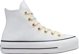 Кроссовки Converse Wmns Chuck Taylor All Star Lift Platform High Paint Splatter - White, белый a02561c | white