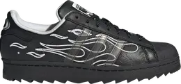 Adidas Кроссовки No Sleep Rave Club x Superstar Ripple 'Core Black', черный id2176 | black