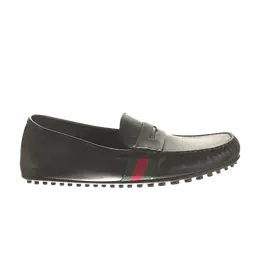 Кроссовки Gucci Loafer, цвет Black Green Red 566294 btre0 1060 | black green red