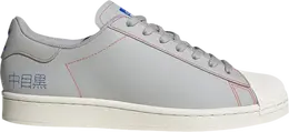 Кроссовки Adidas Superstar Pure 'Embroidered Katakana - Grey Chalk', серый fv2834 | grey