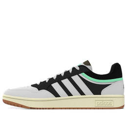 Кроссовки hoops 3.0 low 'classic vintage 'black grey mint' hoops 3.0 low 'classic vintage Adidas, черный ig2814 | black/grey/mint