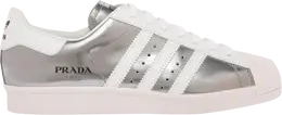 Кроссовки Adidas Prada x Superstar 'Silver Metallic', серебряный 2eg321 3l97 f0q9w | silver
