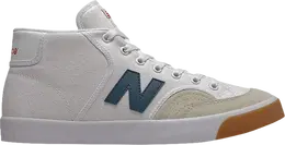 Кроссовки высокие New Balance Numeric 213, белый/бирюзовый nm213wtg | white