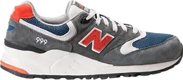 Кроссовки New Balance 999, темно-серый/красный ml999ad | grey
