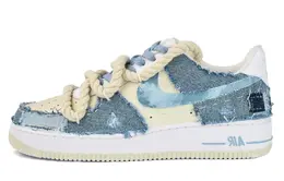 Кроссовки Air Force 1 для скейтбординга мужские низкие бежевый/белый Nike cw2288-111(team163-海蓝漂流瓶) | steel blue