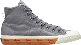 Кроссовки Adidas Human Made x Nizza High 'Grey', серый fy5187 | grey