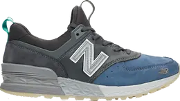 Кроссовки New Balance Mita Sneakers x 574 'Black Blue', черный ms574mta | black