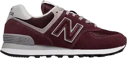 Кроссовки New Balance Wmns 574, бордовый/серый wl574er | red