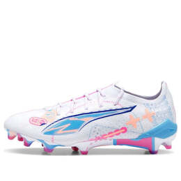 Кроссовки ultra 5 ultimate fg 'volume up pack' Puma, белый 108063-01 | white/luminous blue/poison pink/fizzy melon