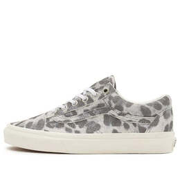 Кроссовки old skool 'hairy suede - leopard' Vans, серый vn0a38g19fs | gray/white
