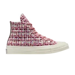 Кроссовки Converse Chuck 70 High Tweed Shimmer, фиолетовый a12738c | tweed shimmer