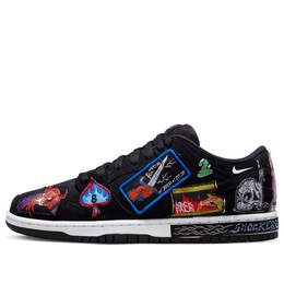 Кроссовки x neckface sb dunk low pro 'black' Nike, черный dq4488-001 | black