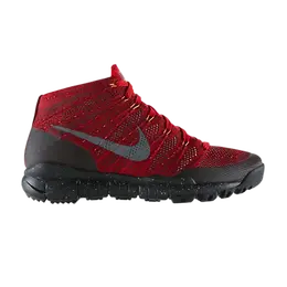 Кроссовки Nike Flyknit Trainer Chukka SFB, красный 625009 601 | red