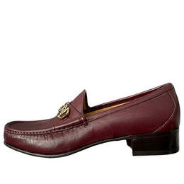 Кроссовки classic loafer 'red' Gucci, красный 575113-dlc90-6123 | red
