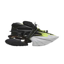 Кроссовки Balmain Unicorn Low, черный/белый/желтый am0vj309knef egm | black