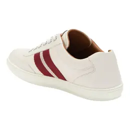 Мужские кроссовки Bally Oriano 6240315 белые кожаные, белый 7205114085436 | white