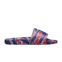 Кроссовки Moncler Basile Slide Tiger Print - Red Blue, синий h109a4c00070m1761455 | tiger print - red blue