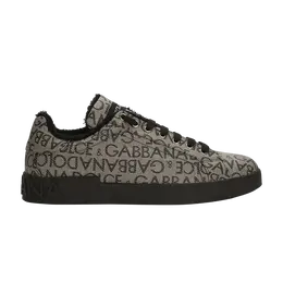 Кроссовки Dolce & Gabbana Dolce & Gabbana Portofino Allover Jacquard Logo, кремовый cs1772 aj699 89875 | allover jacquard logo
