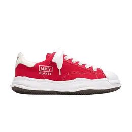 Кроссовки Maison Mihara Yasuhiro Blakey OG Sole Canvas Low Red, красный a08fw735 red | red