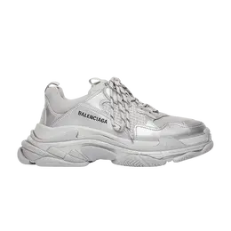 Кроссовки Balenciaga Triple S Sneaker Silver Metallic, серебряный 536737 w2fs2 8100 | silver metallic