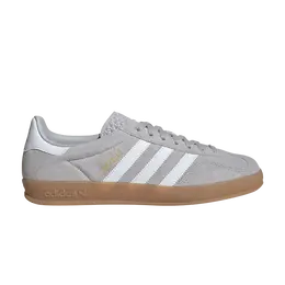 Кроссовки Adidas Gazelle Indoor Grey White, серый jq0176 | grey white