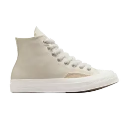 Кроссовки Converse Chuck 70 Luxe High Light Dune Fuzzy Laces, кремовый a12410c | light dune fuzzy laces