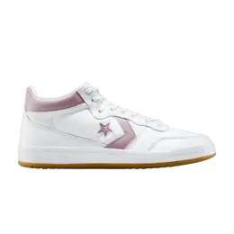 Кроссовки Converse Fastbreak Pro Leather Mid White Orchid Dust Gum, белый a10584c | white orchid dust gum