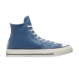 Кроссовки Converse Chuck 70 Leather High Lakeside Blue, синий a10550c | lakeside blue