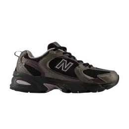 Кроссовки New Balance 530 Black Metallic Plum Brown, черный mr530add | black metallic plum brown