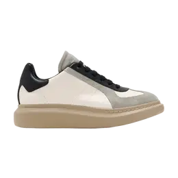 Кроссовки Alexander McQueen Oversized Retro Sneaker Off White Grey Black, белый 807882 wiac4 9166 | off white grey black